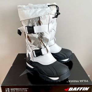NEW Baffin Impact Boots Snow Camo White, Men's - 12